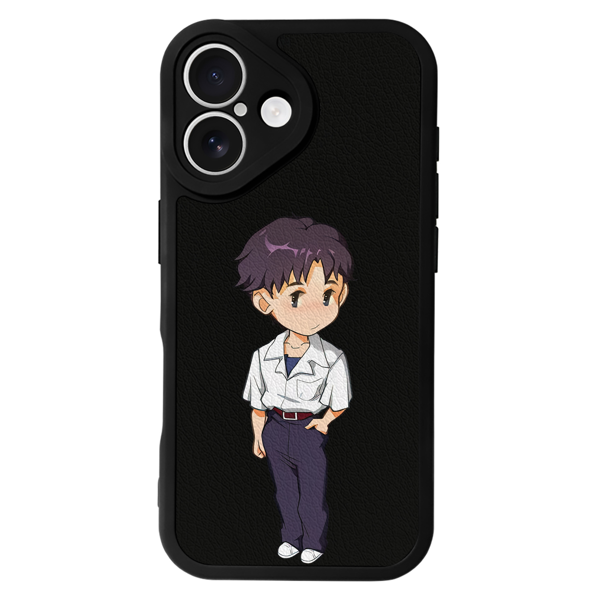 （画像用） EVA 新世紀エヴァンゲリオン 【iPhone 16シリーズ対応】シリコンスマホケース（レザー調） 材質：シリコン